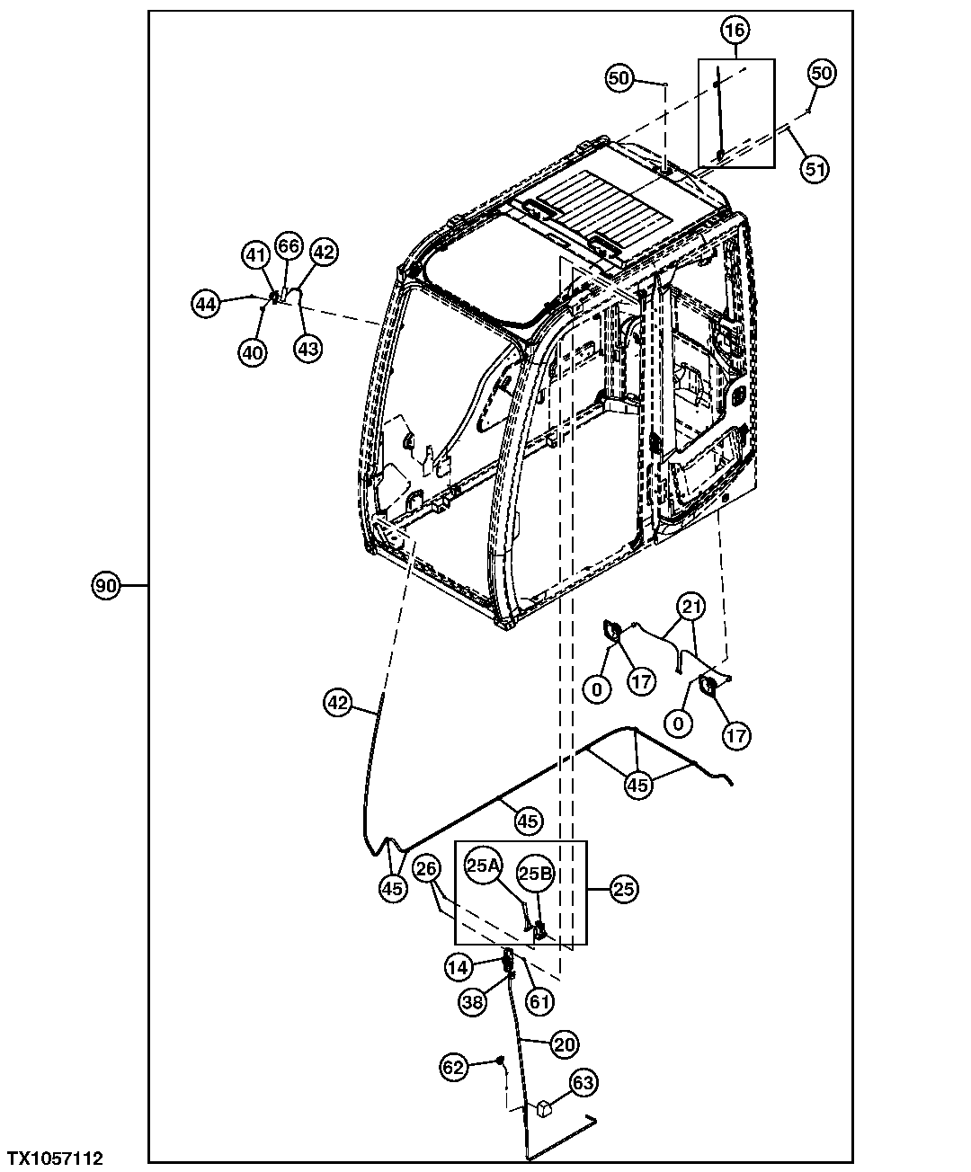 Cab Components (Cab Light, Antenna and Speakers)
