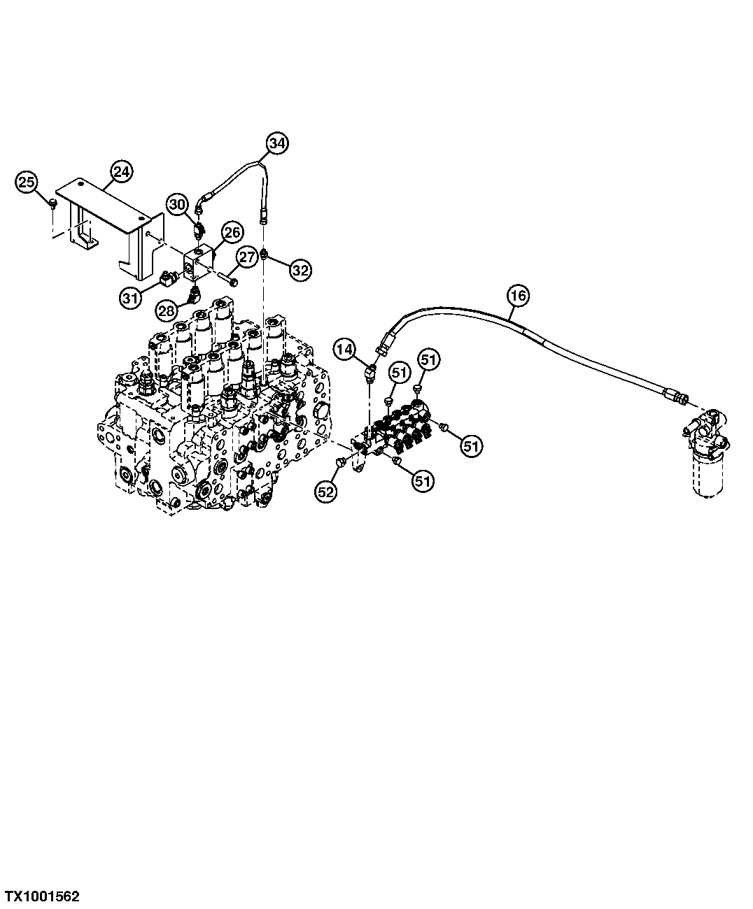 Hydraulic Lines (Check Valve and Solenoid Valve To Filter)