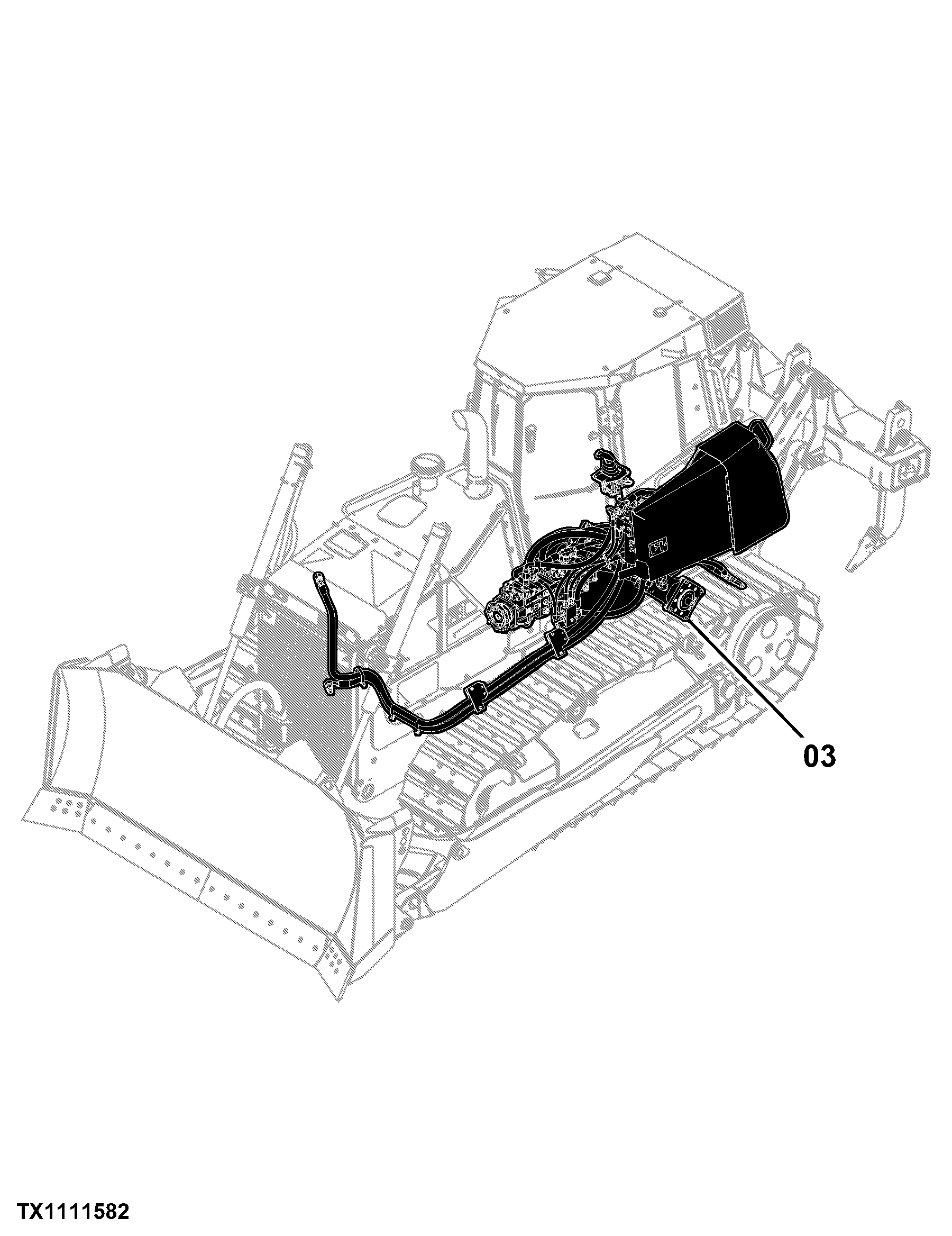 850K Crawler Dozer (PIN: 1T0850KX_ _E178122 - 271265)