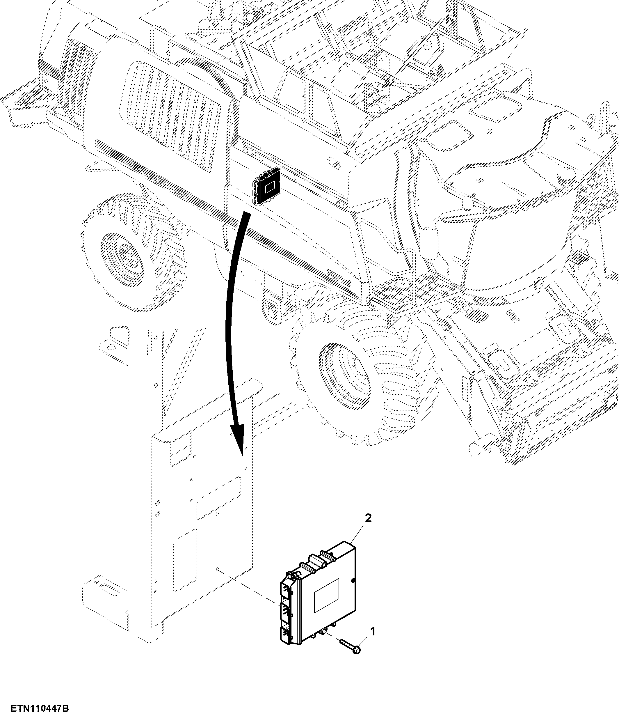 Vehicle Controller, Right Control Unit 1