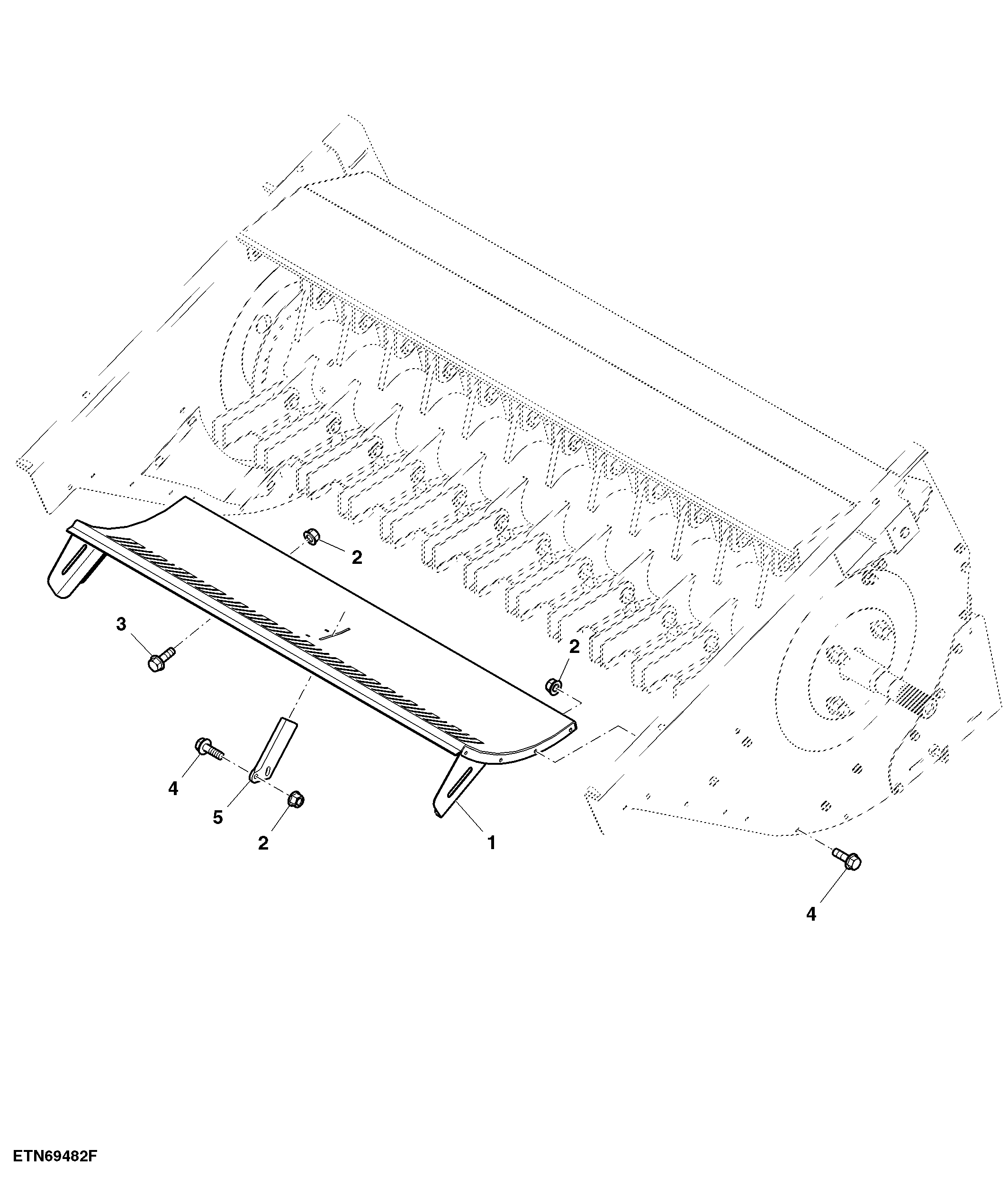 Housing, Counter Knife Assembly, Extra Fine Cut