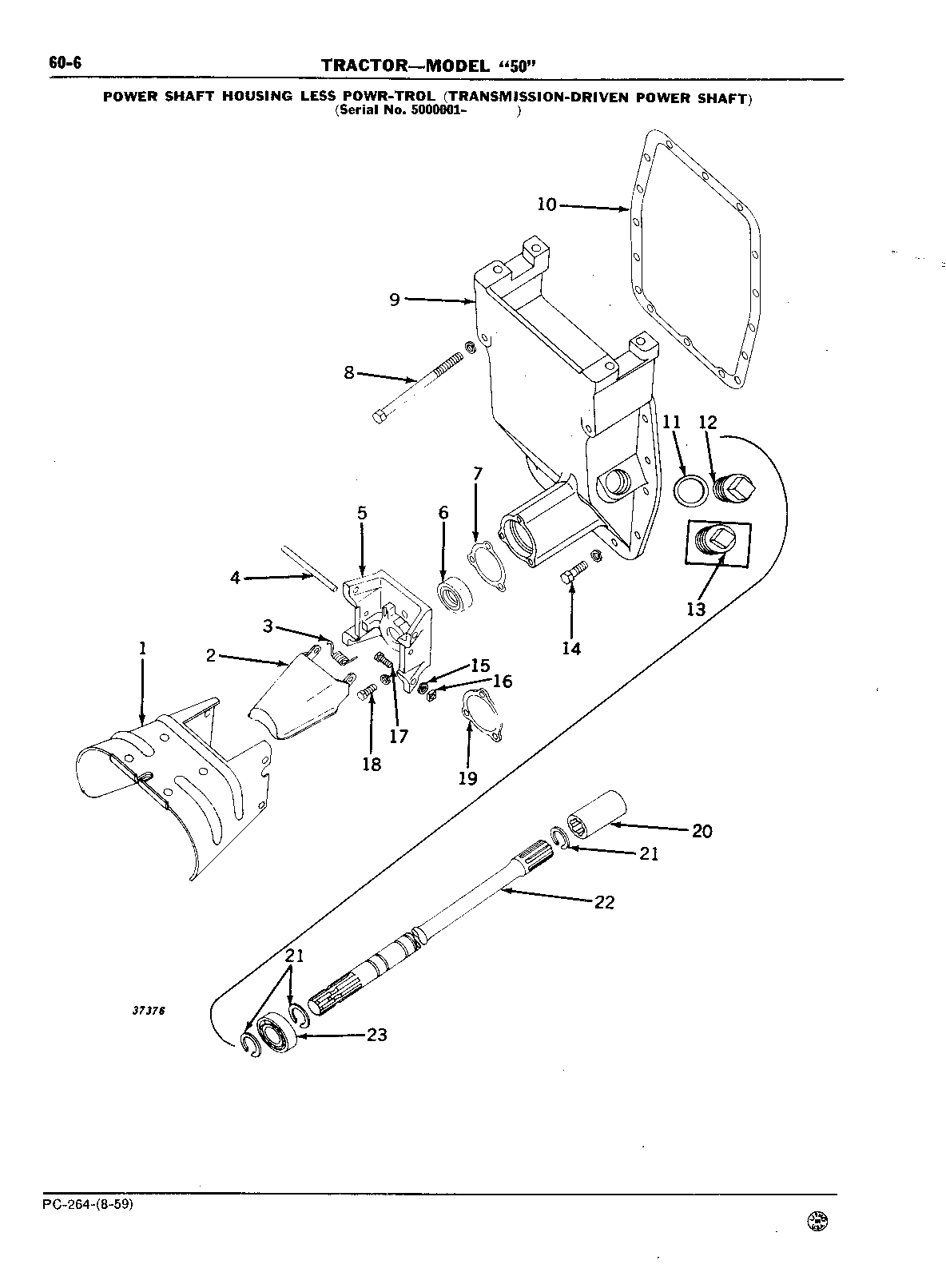 Section 60 - Power Shaft and Power Shaft (Continued)