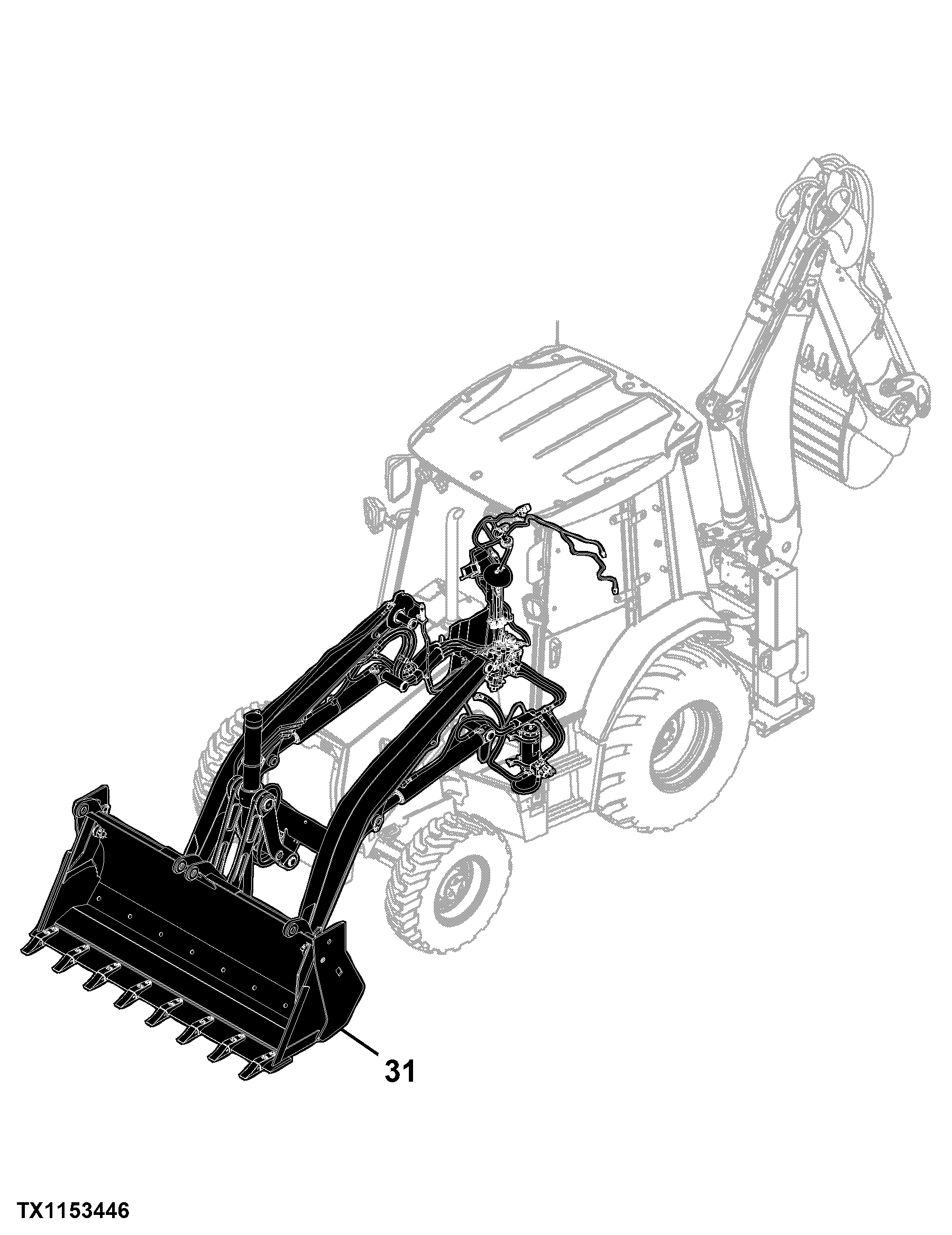 325K Backhoe Loader (PIN: 1T0325KX_ _C219607 - C234969)(Engine 4045TT096)
