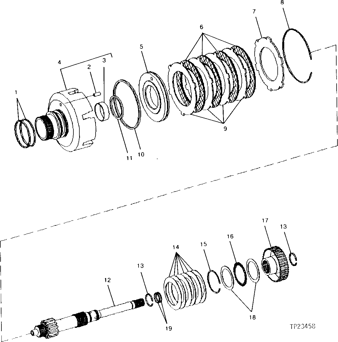 Transmission Input Shaft and Clutch Disk ( - 872328)