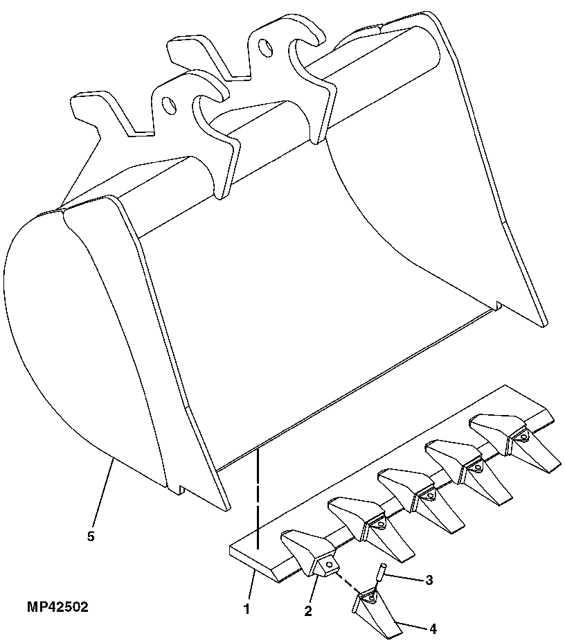Bucket 30 in., Late Design