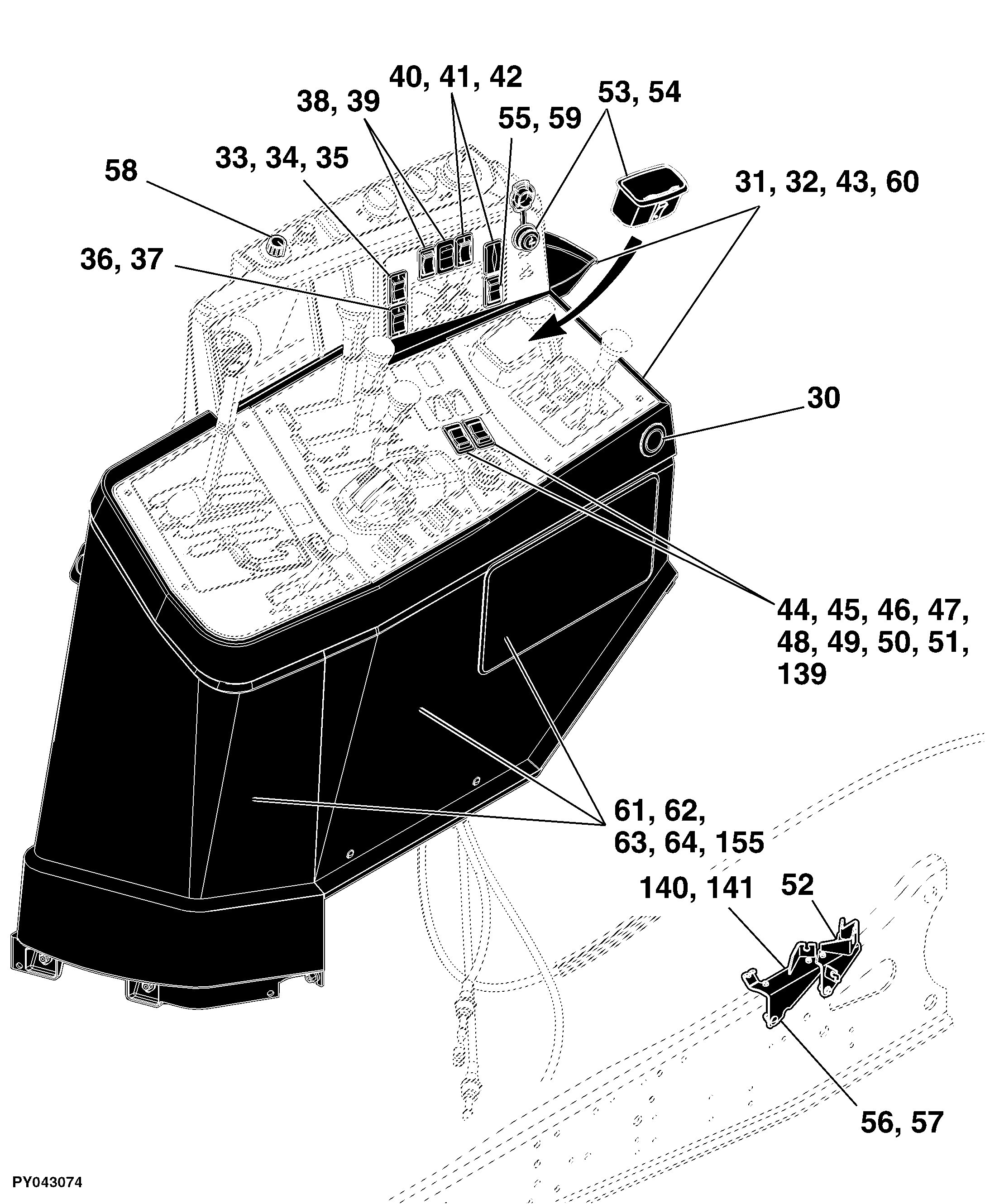 93 Operator's Station, Controls and Accessories
