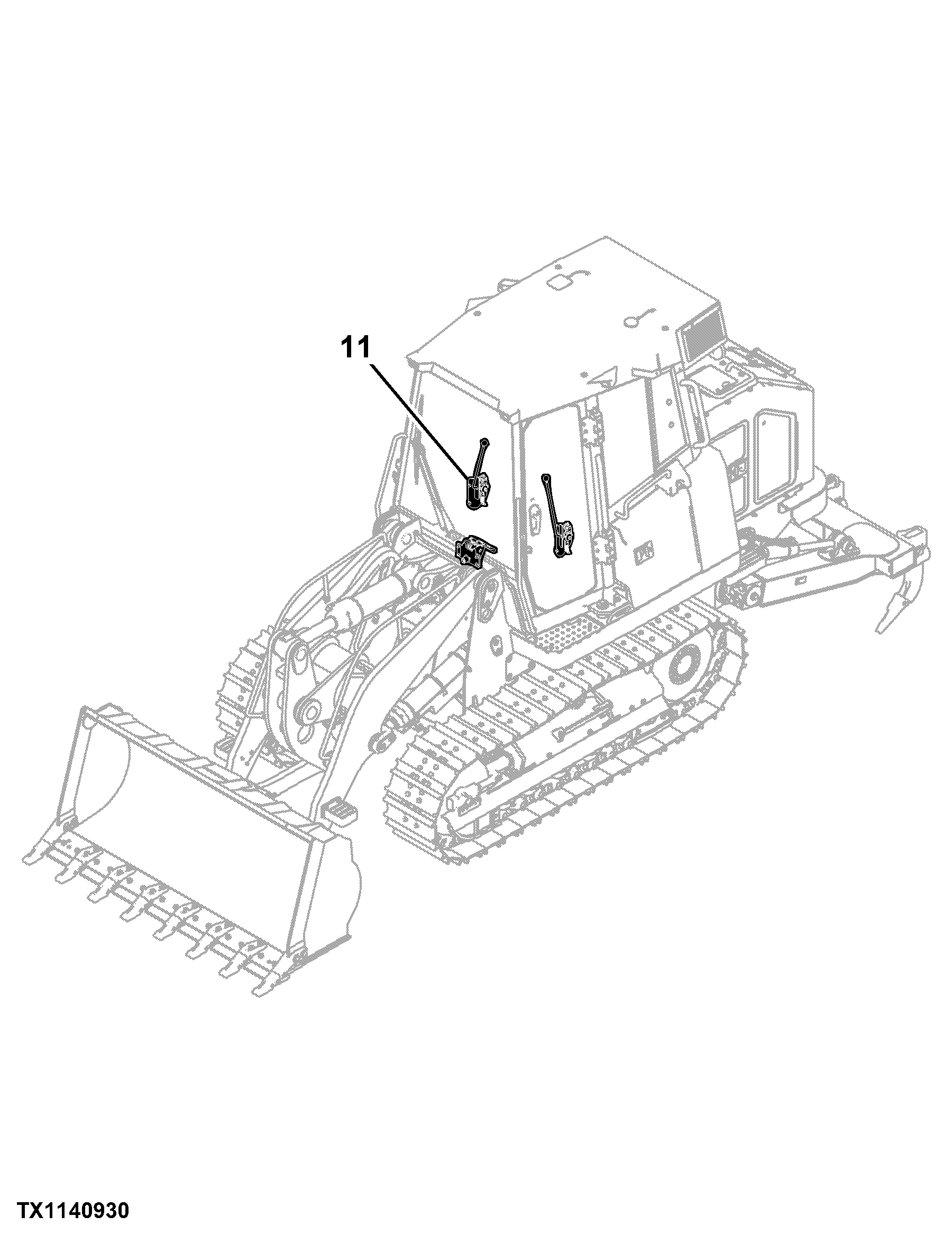 605K Crawler Loader (PIN: 1T0605KX_ _E237629- )