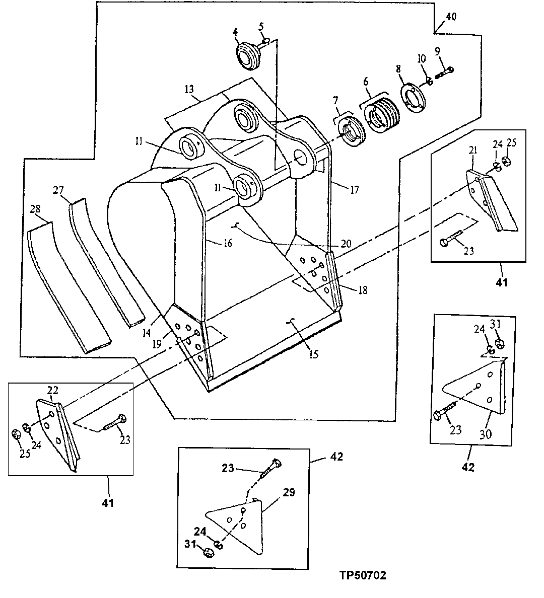 General Purpose Bucket (Also Order Bucket Tooth Assemblies)