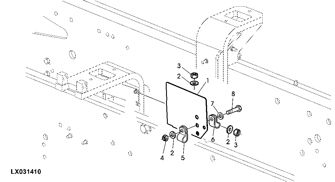 SECURITY COVER ON HYDRAULICALLY SUSPENDED CAB (HCS)