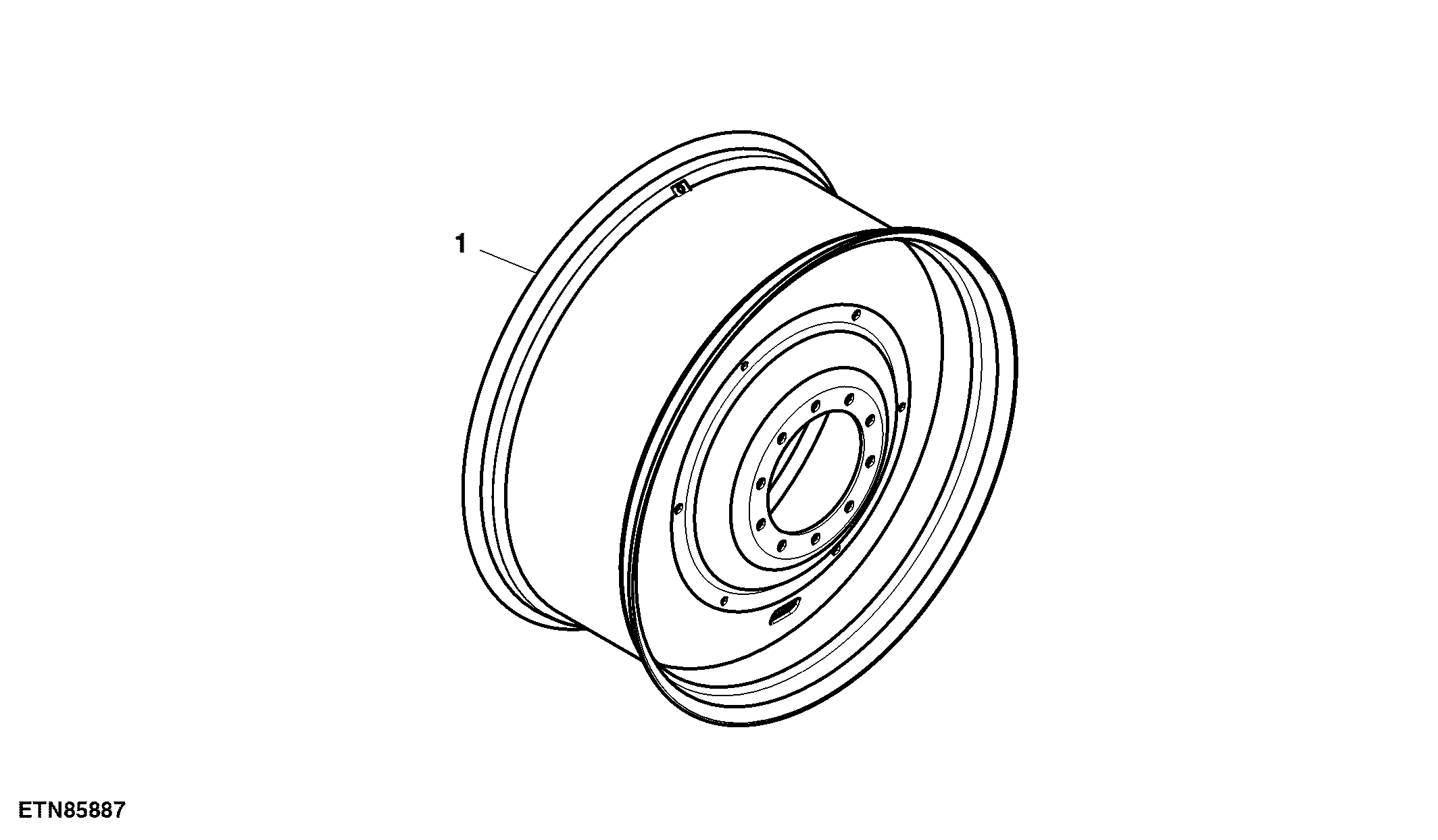 Rear Wheels, 2 Position, W18 X R42