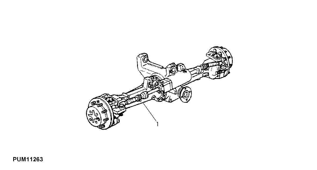Mechanical Front Axle Drive, APL350 (001008 - 001063)