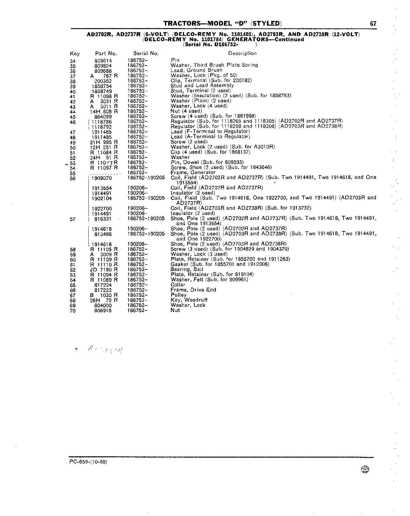 Generator and Relay (Continued)