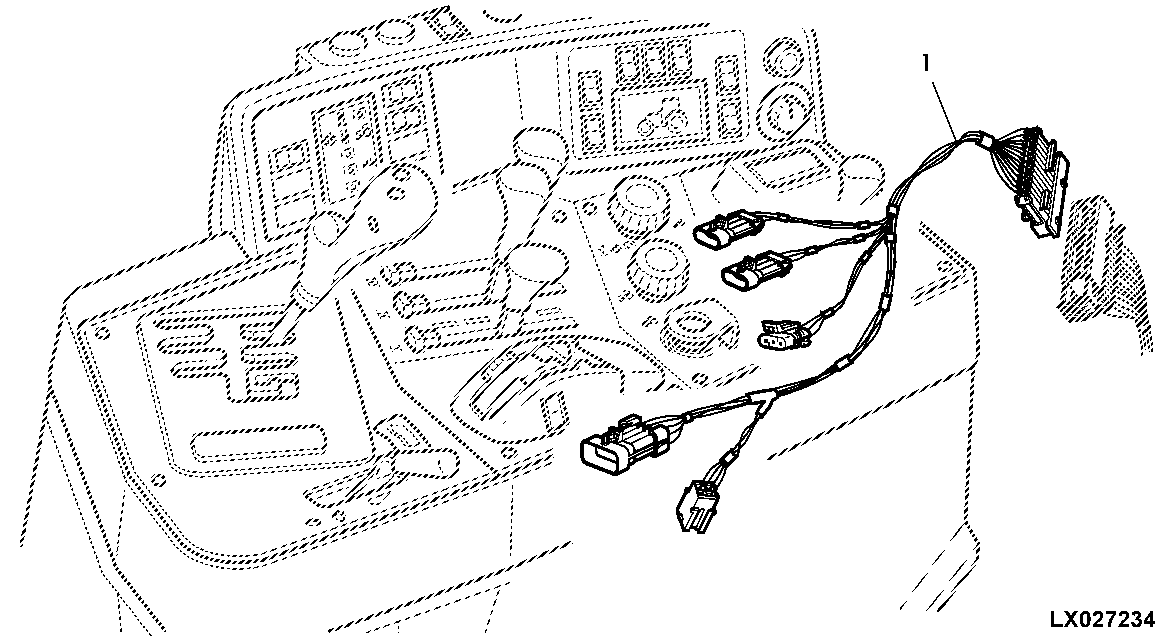 Harness, PTO/Rockshaft (Console Shift)