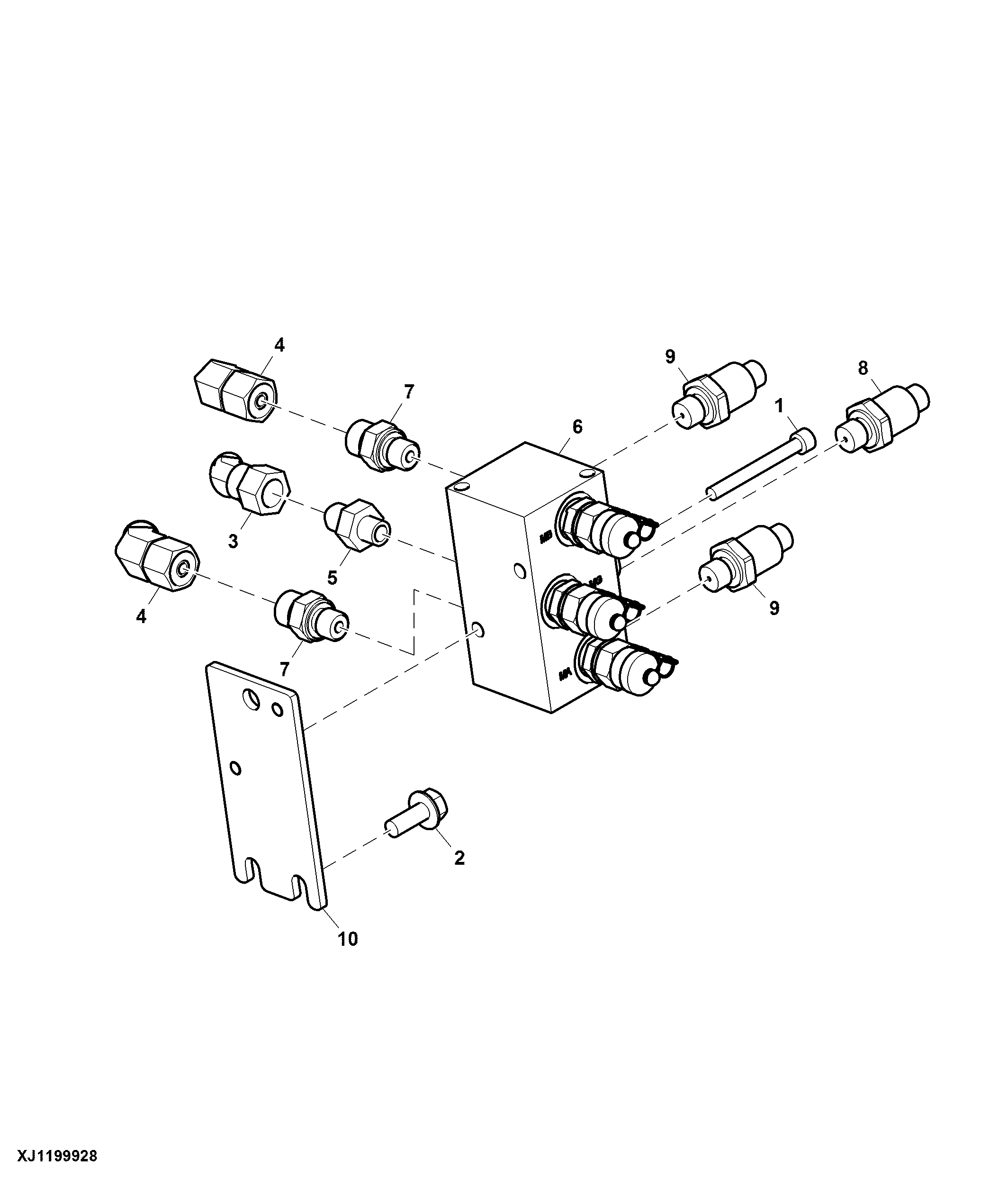 Block, Hydrostatic Pressure Measurement, Fittings