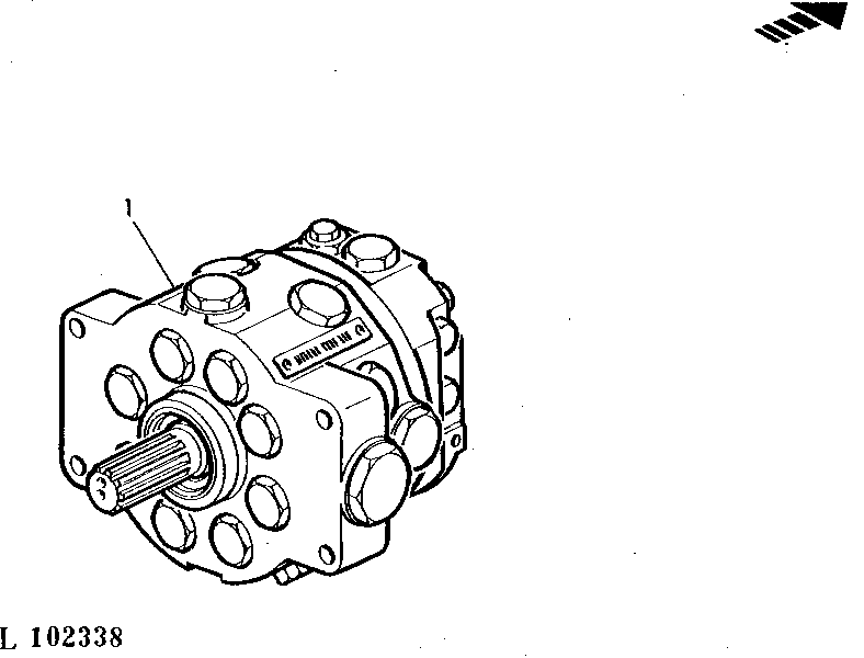 HYDRAULIC PUMP 40 CM3 (2.4 IN3)