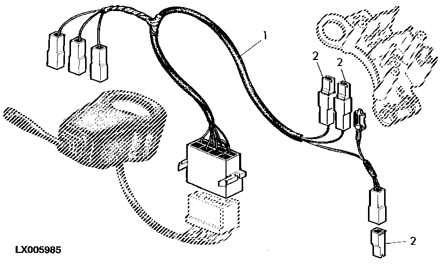 WIRING HARNESS-MULTI-FUNCTION SWITCH WITH CC2 CAB
