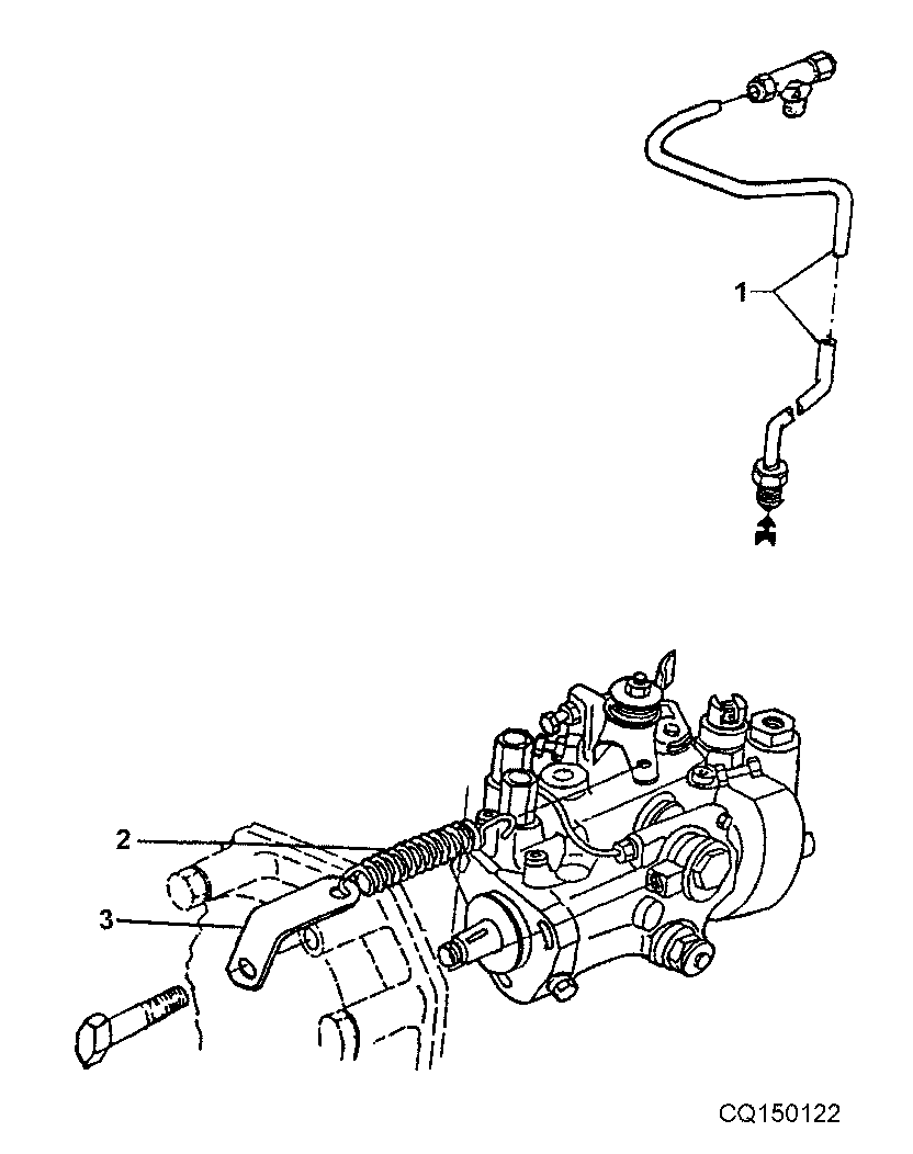 ANEROID LINES AND FUEL RETURN LINES - INJECTION PUMP