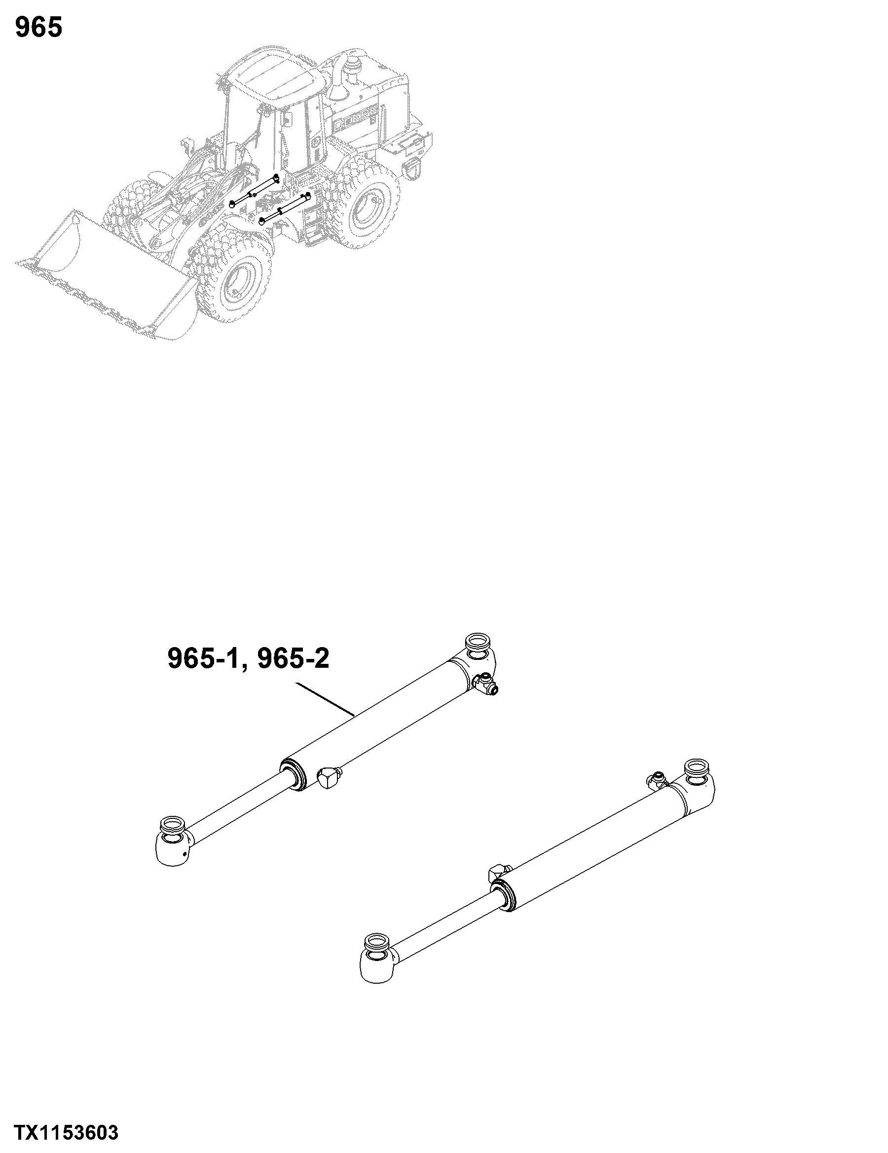 0965 Steering Cylinders