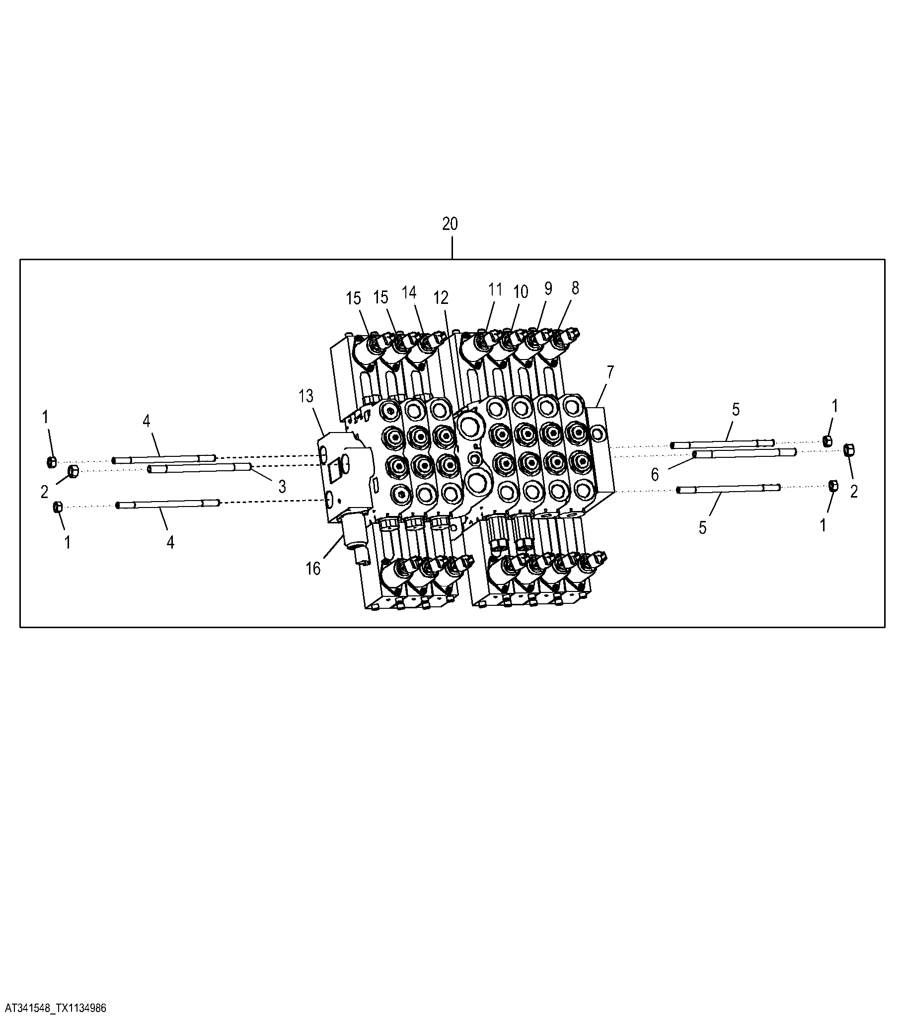 Electrohydraulic 7 Function Valve (Rear) (Grade Pro)