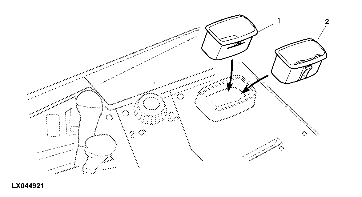 ASHTRAY / STORAGE COMPARTMENT