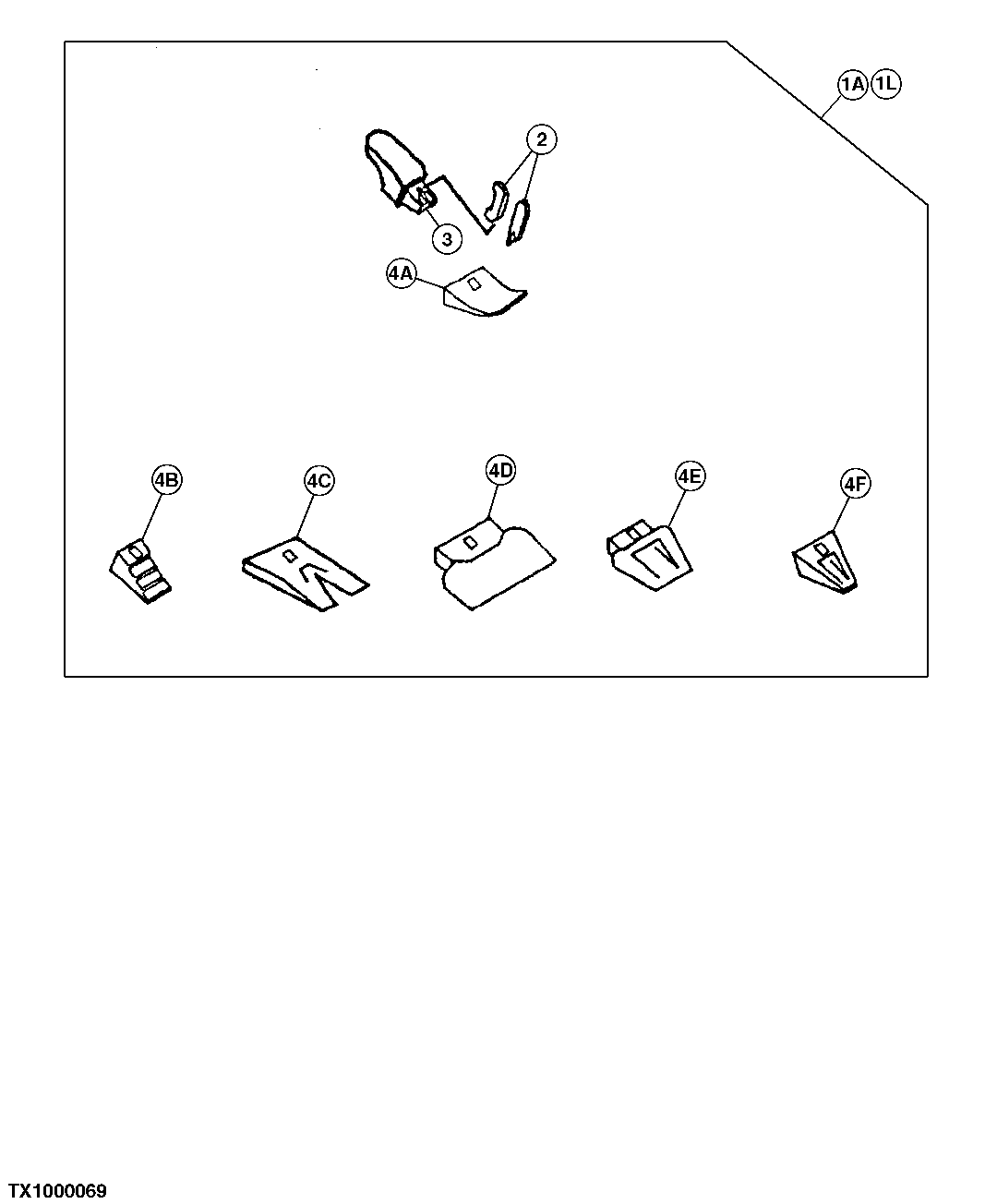 Severe Duty Plate Lip Bucket Tooth Assembly