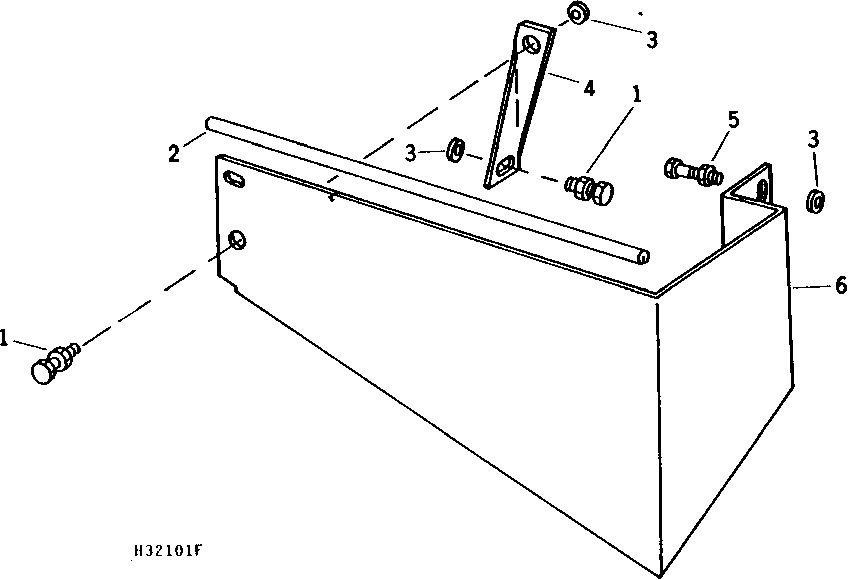Propulsion Drive Countershaft Shield, Posi-Torq™ and Hydrostatic Drive