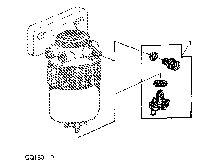 WATER SEPARATOR/BLEED SCREW, DRAIN PLUG - KIT