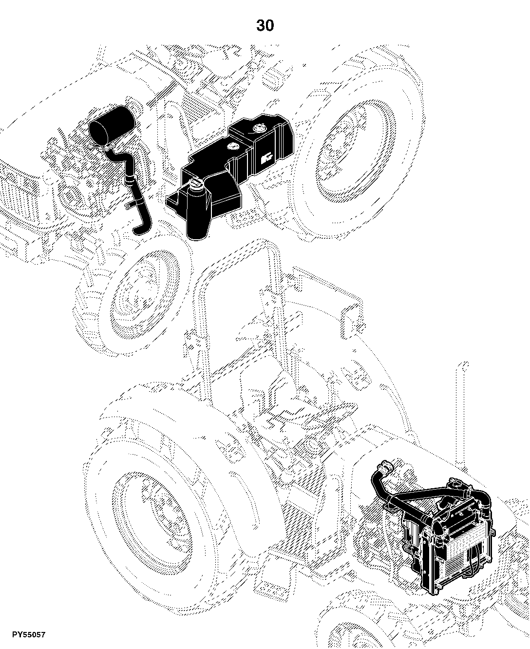 5055E, 5065E and 5075E Tractors (Stage IIIA Engine)(Europe/Australia IOOS Version)