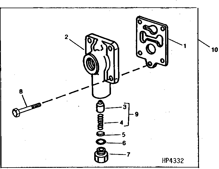CHARGE PRESSURE RELIEF VALVE BLOCK (EATON) (556301 - )