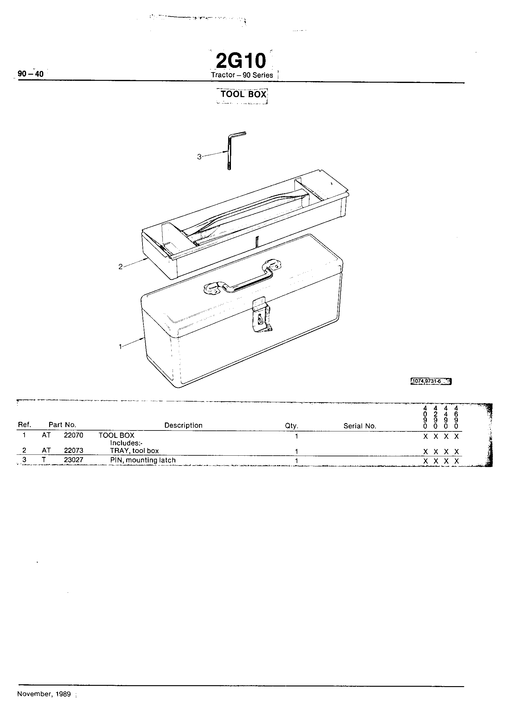 Operation Station Tool Box