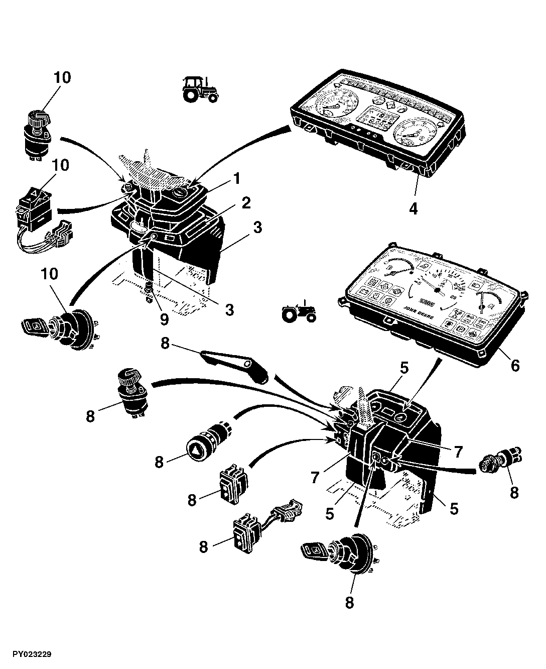 93 OPERATORS STATION, CONTROLS AND ACCESSORIES