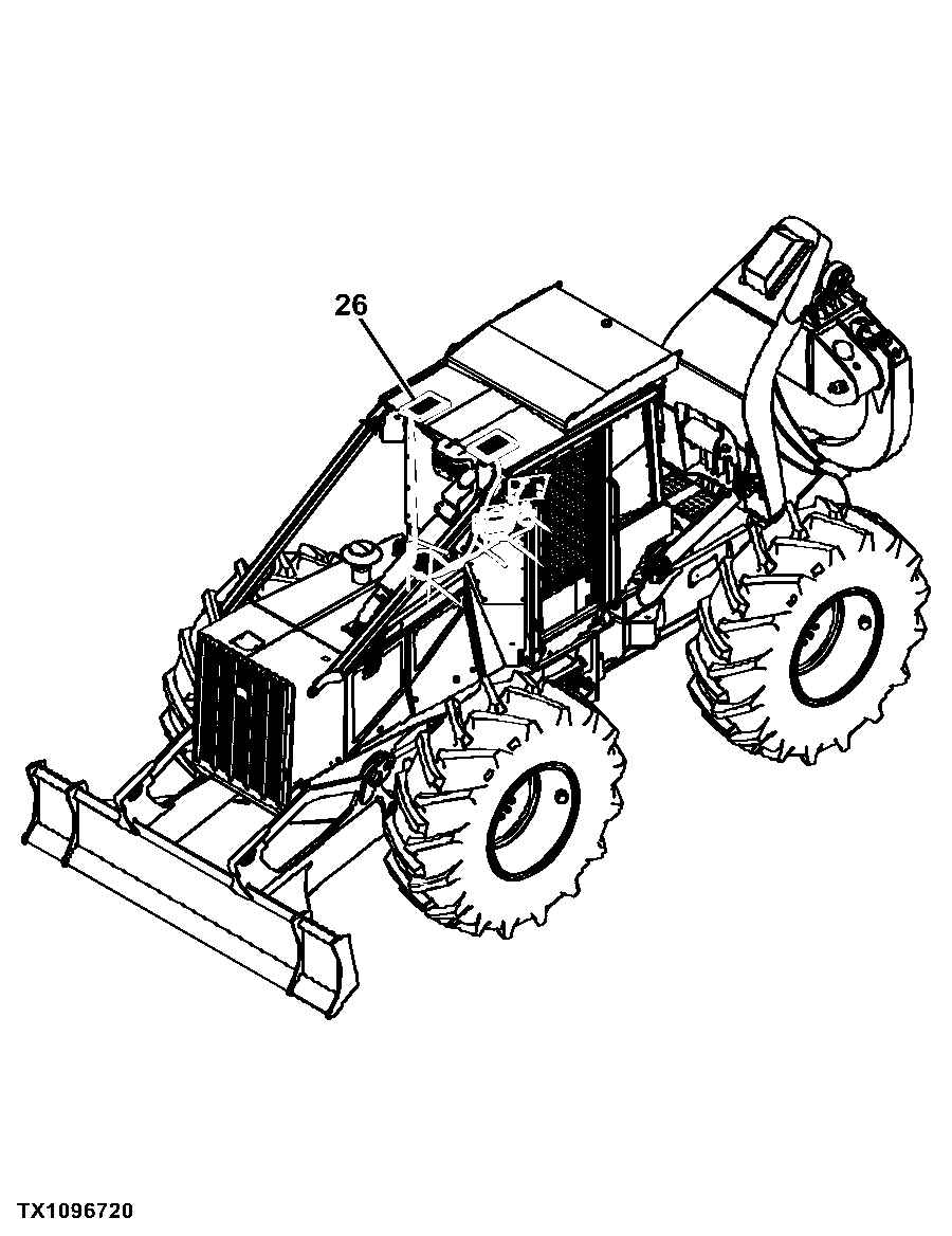 548GIII Grapple Skidder (PIN: 1DW548GX_ _C630436 - C666892)