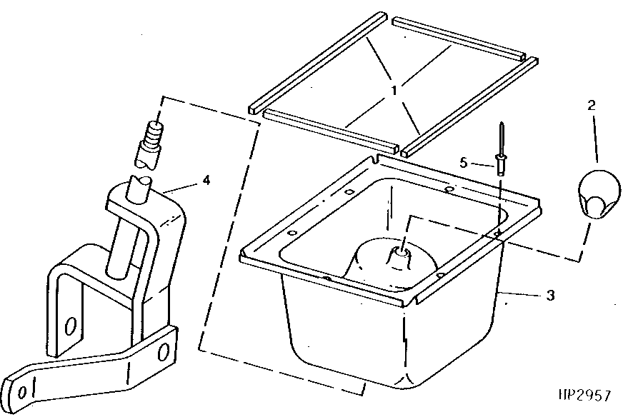 Gearshift Lever Assembly (Hydrostatic Drive)