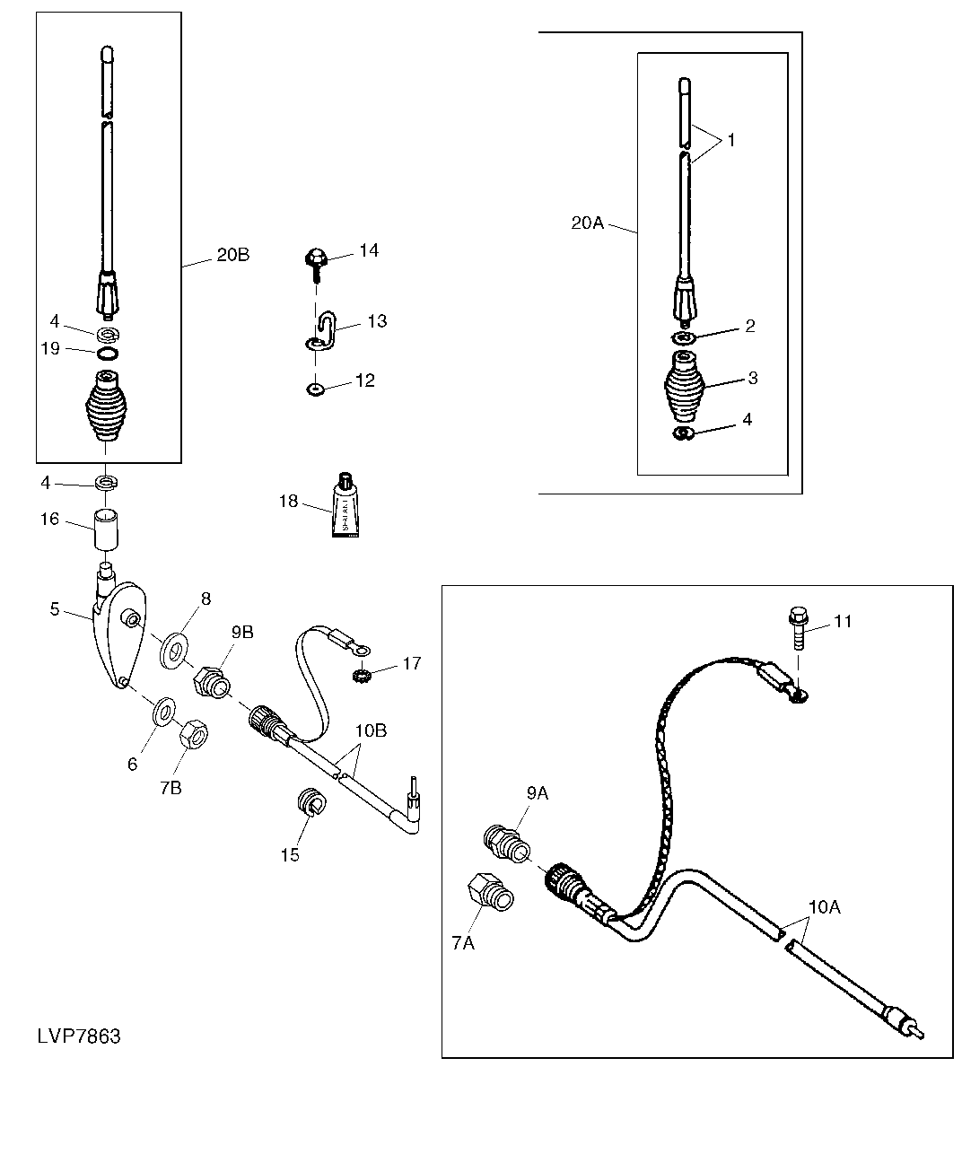Antenna (SyncShuttle™ Transmission) ( - 420000)