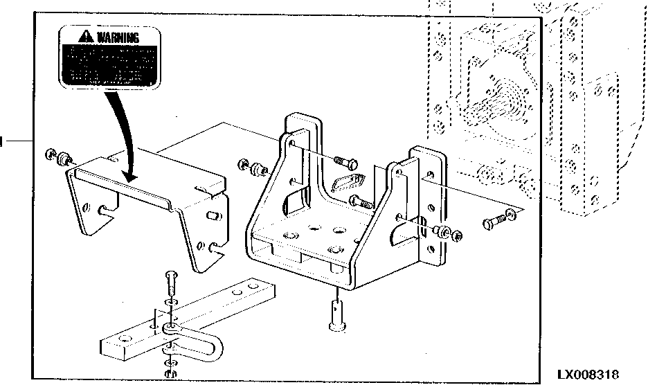 Drawbar - Field Installation Kit, High Clearance