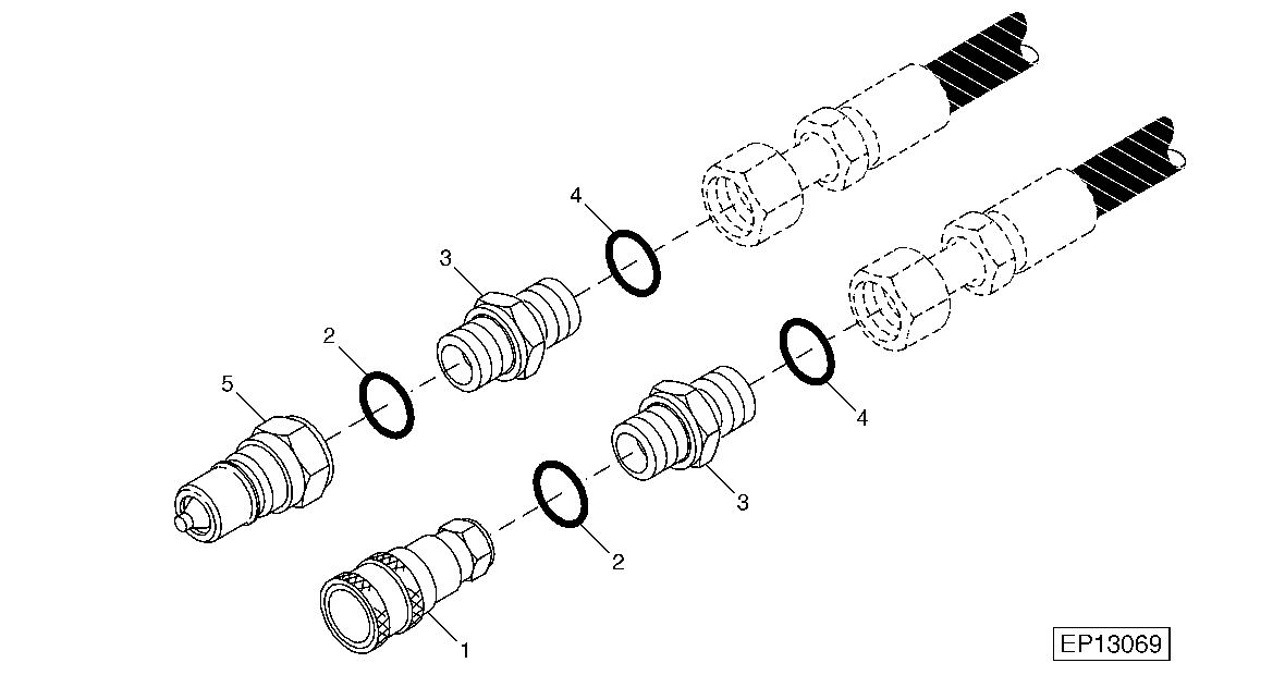 HONEY BEE DRAPER CONVERSION FOR PLATFORM DRIVE MOTOR DRIVE HOSES