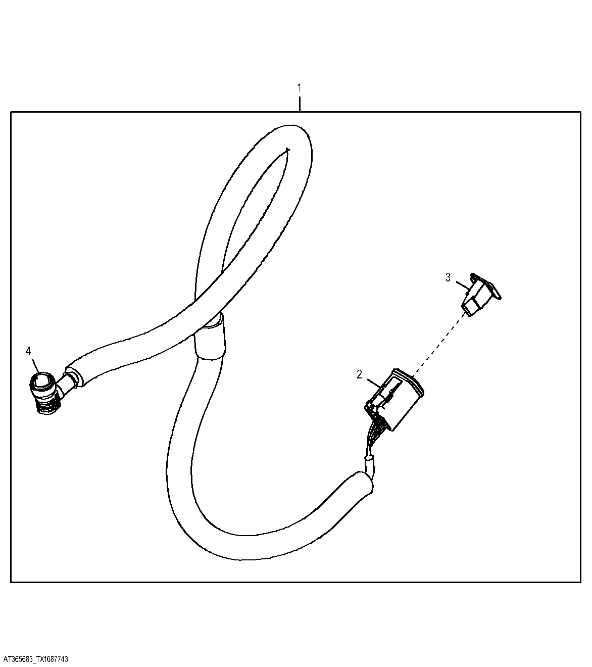Boom Height Kick Out Wiring Harness and Connectors