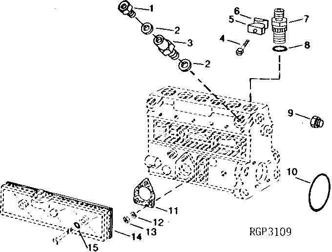 FUEL INJECTION PUMP HOUSING CONNECTORS (ROBERT BOSCH)