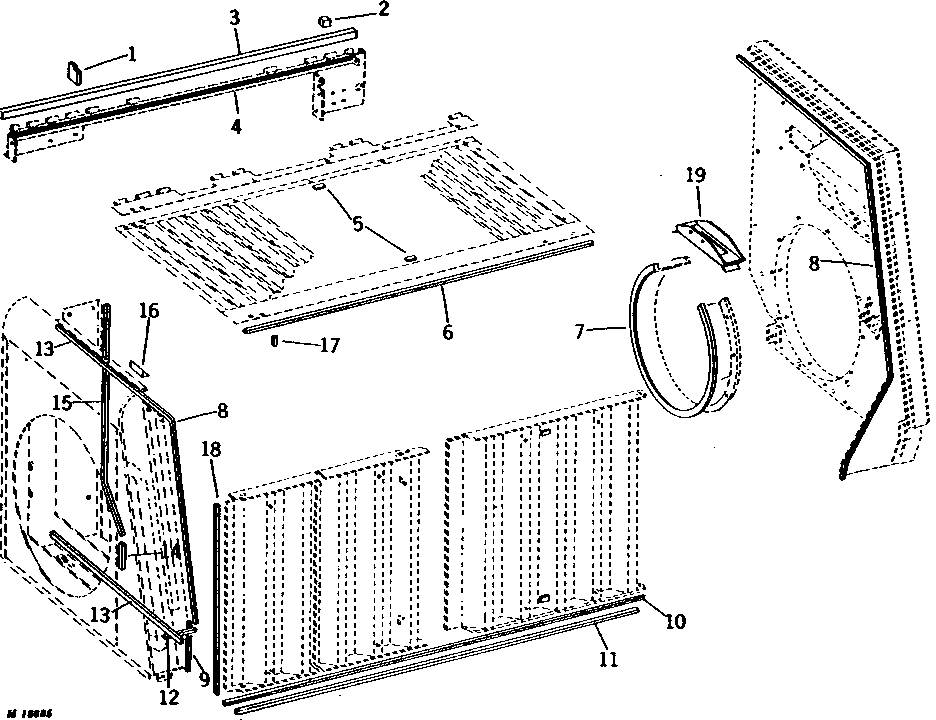 ENGINE COMPARTMENT SEALS AND RUBBER CUSHIONS ( - 1500)
