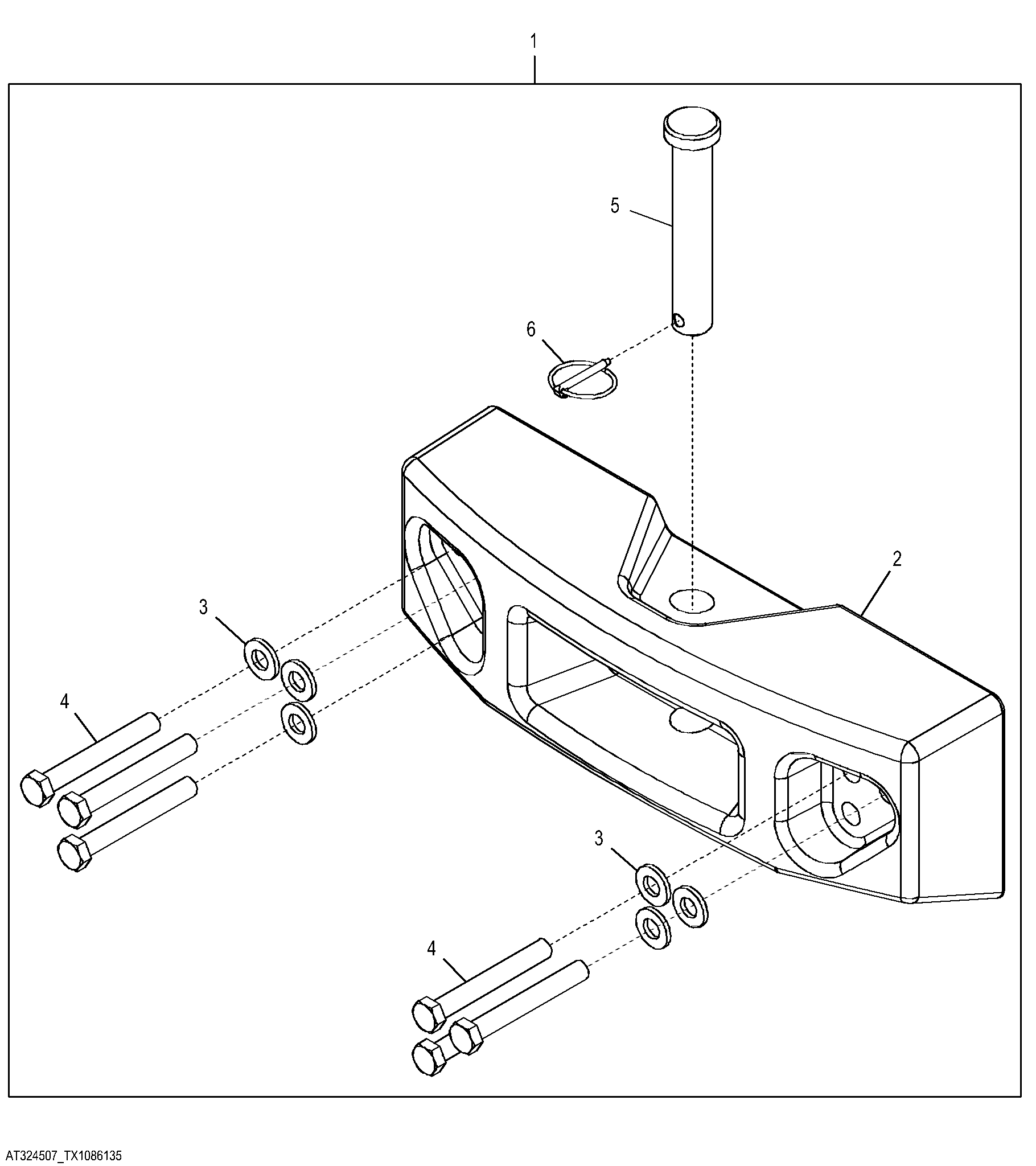 Rear Bumper with Integral Hitch Conversion Kit