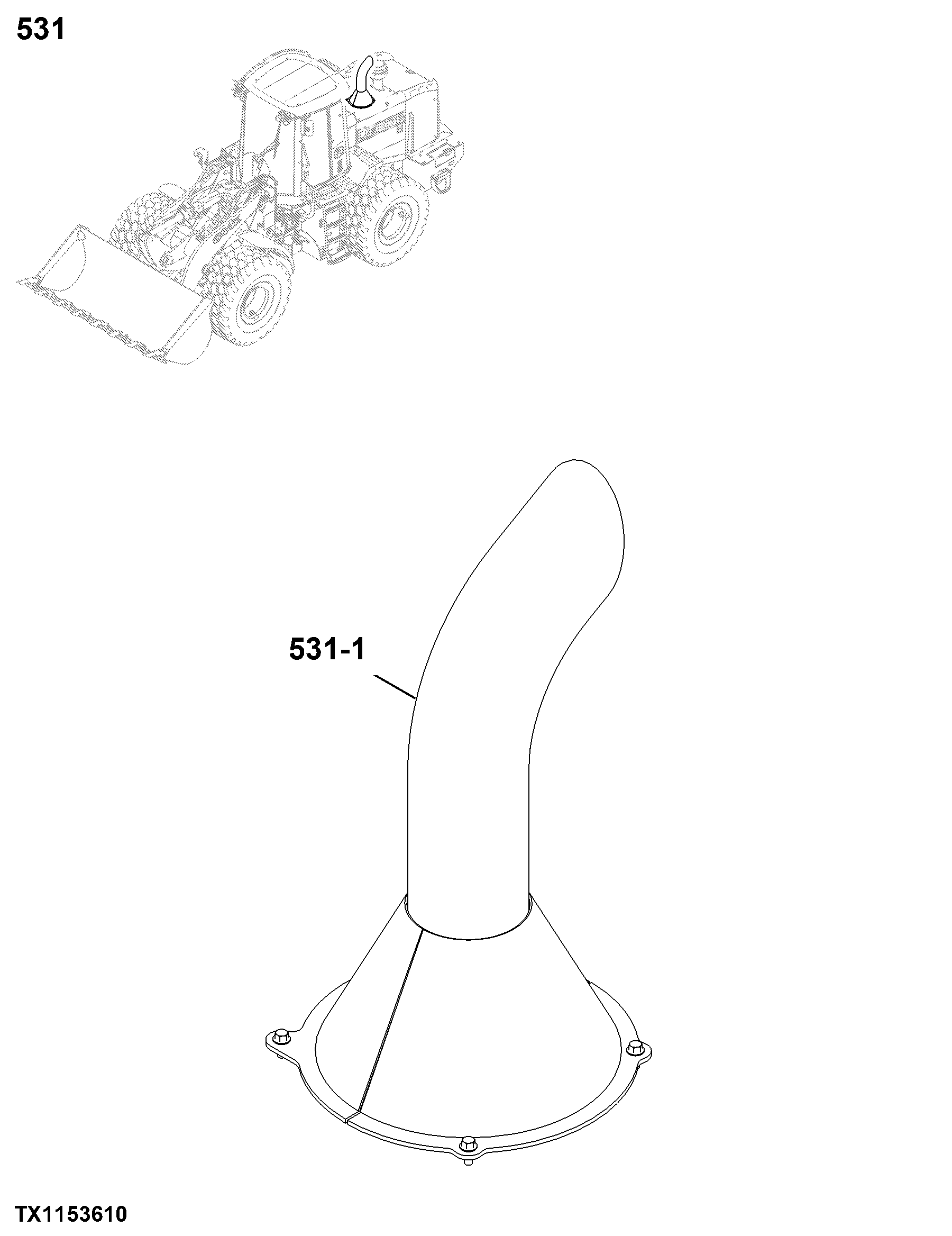 0531 Muffler & Exhaust Pipe