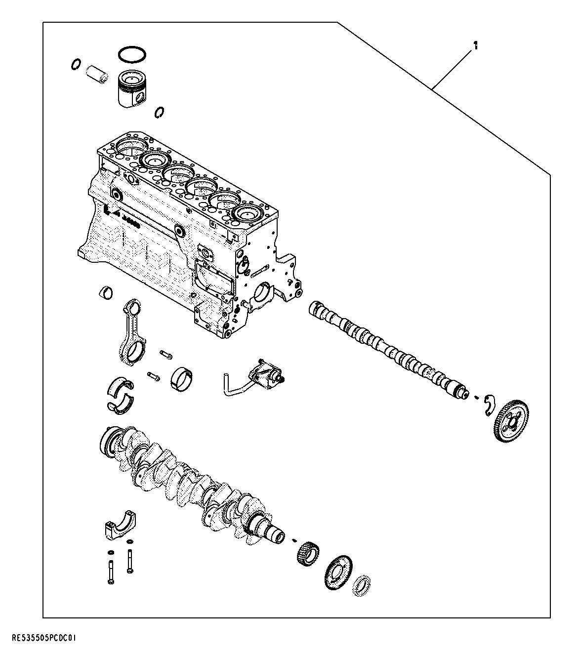 9901 SHORT BLOCK ASSEMBLY
