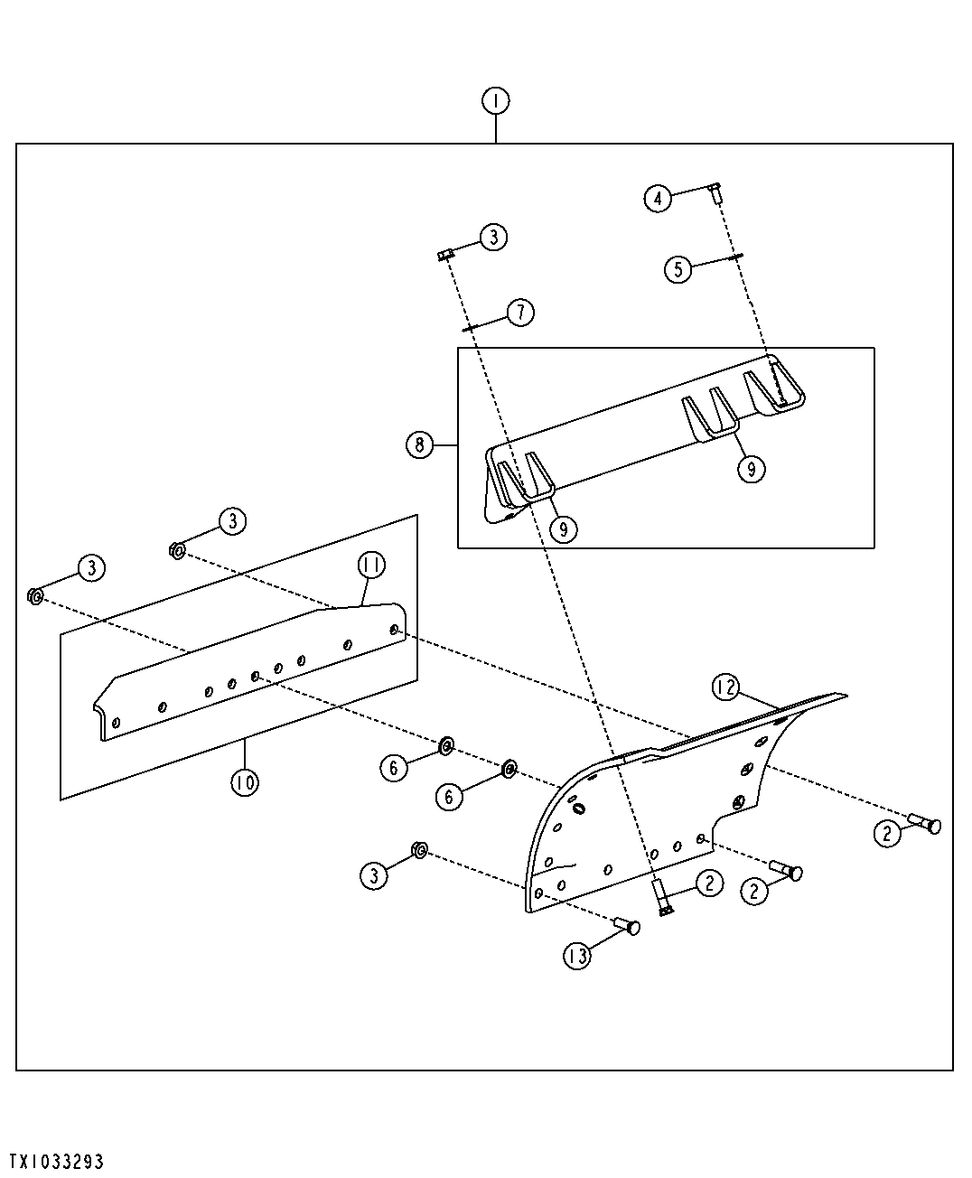 Moldboard Extension (27" Moldboard) With 3/4 In. Hardware