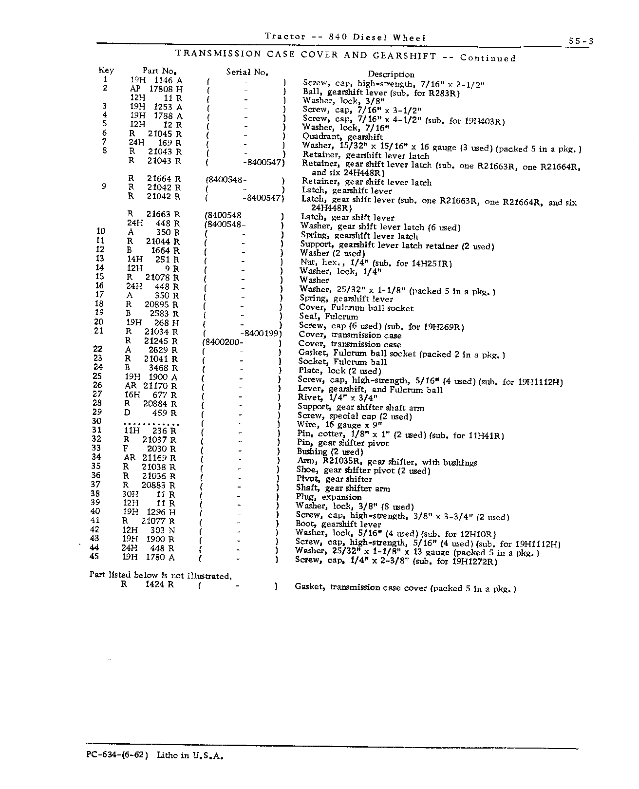 Transmission, Differential, and Final Drive (Continued)