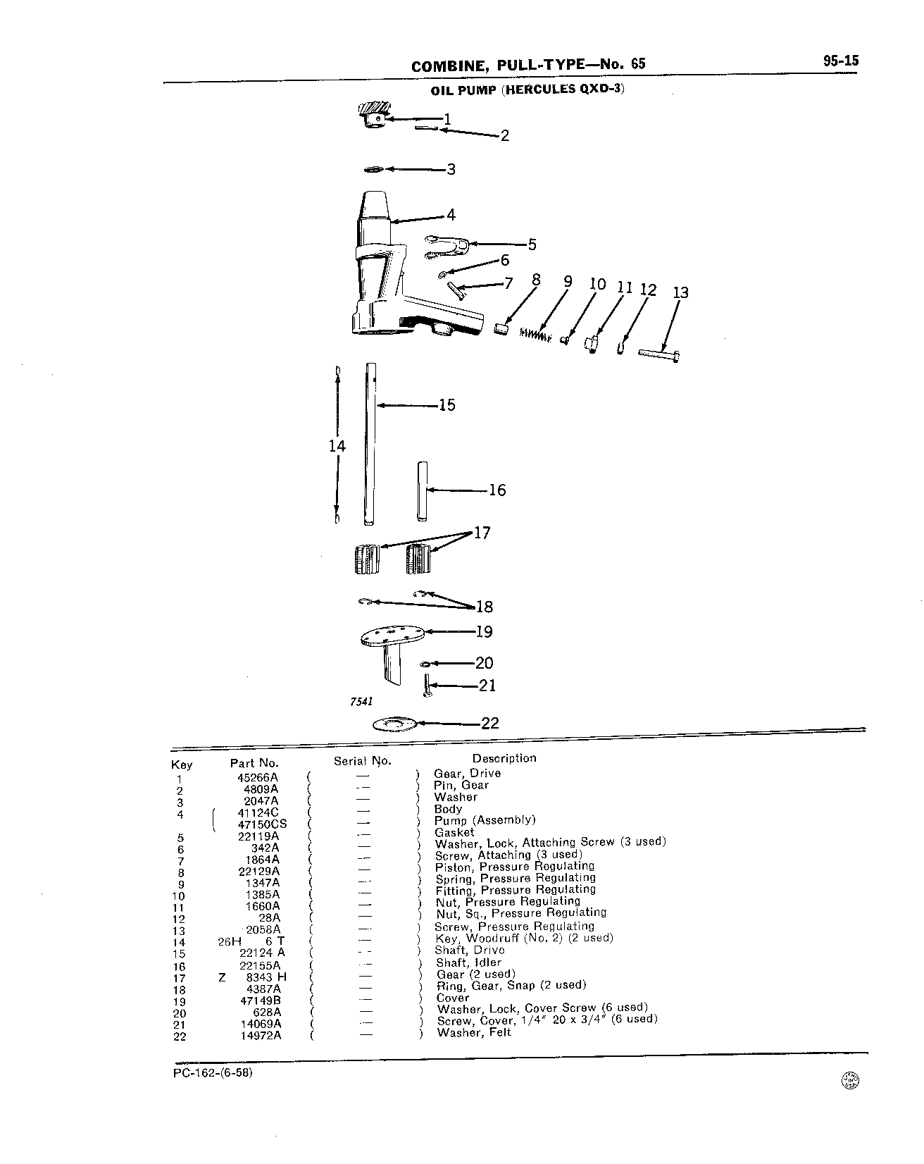 95 Engine, Hercules Q XD-3 (Continued)