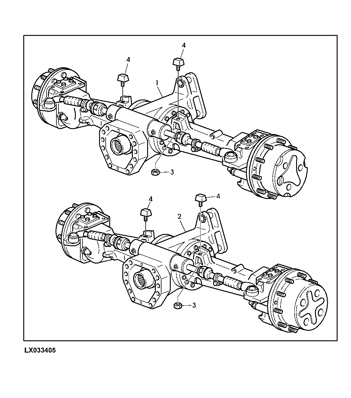 MFWD AXLE (AS2045 WITH TLS)