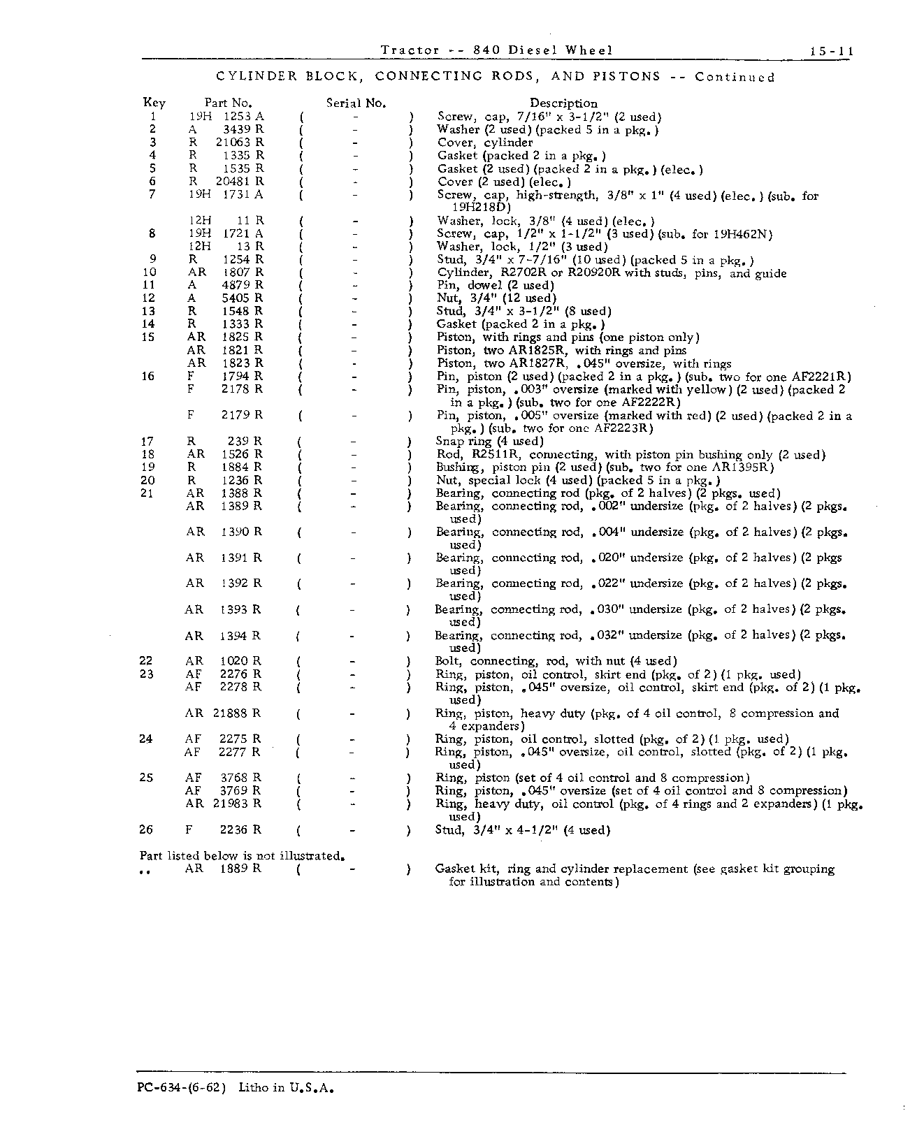 Engine (Continued)
