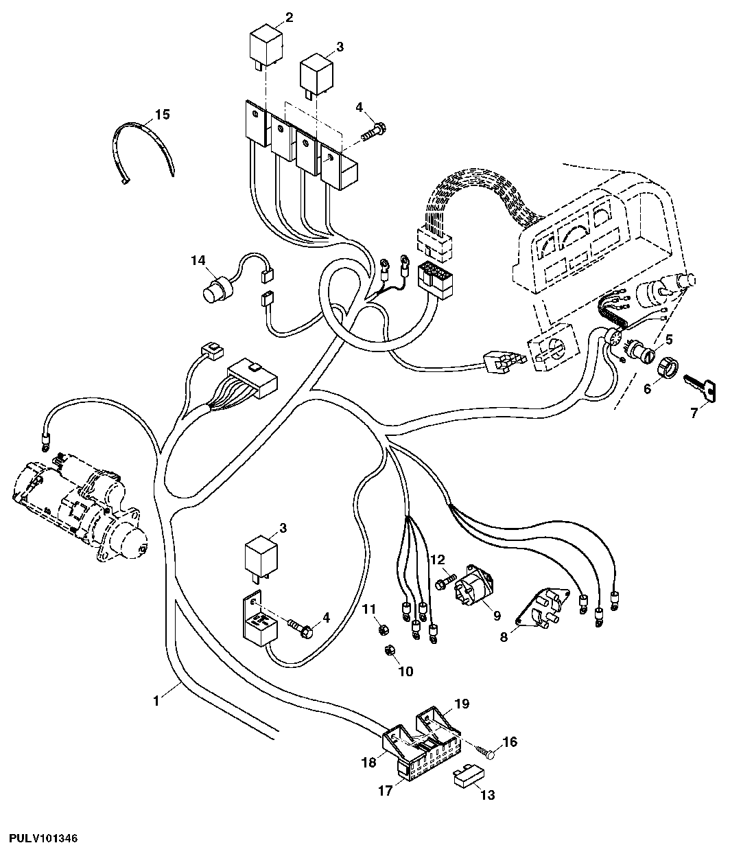 CONTROL SUPPORT WIRING (NORTH AMERICAN VERSION)