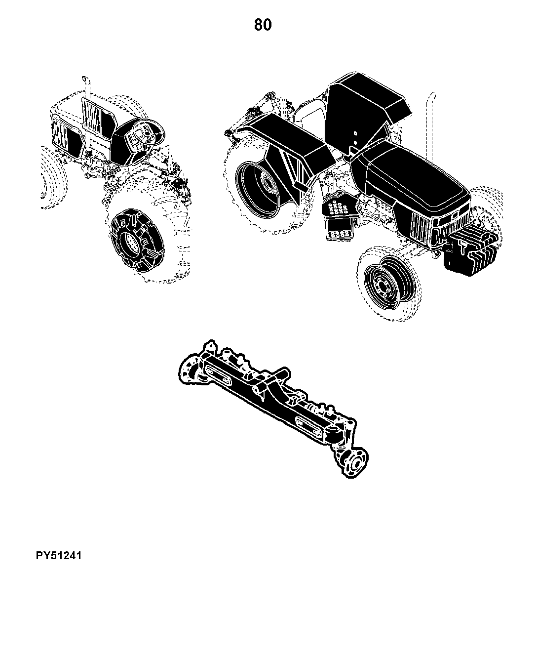 5303 and 5403 Tractors (Stage II Engine)(PY5303E, PY5403E, South Africa Edition)
