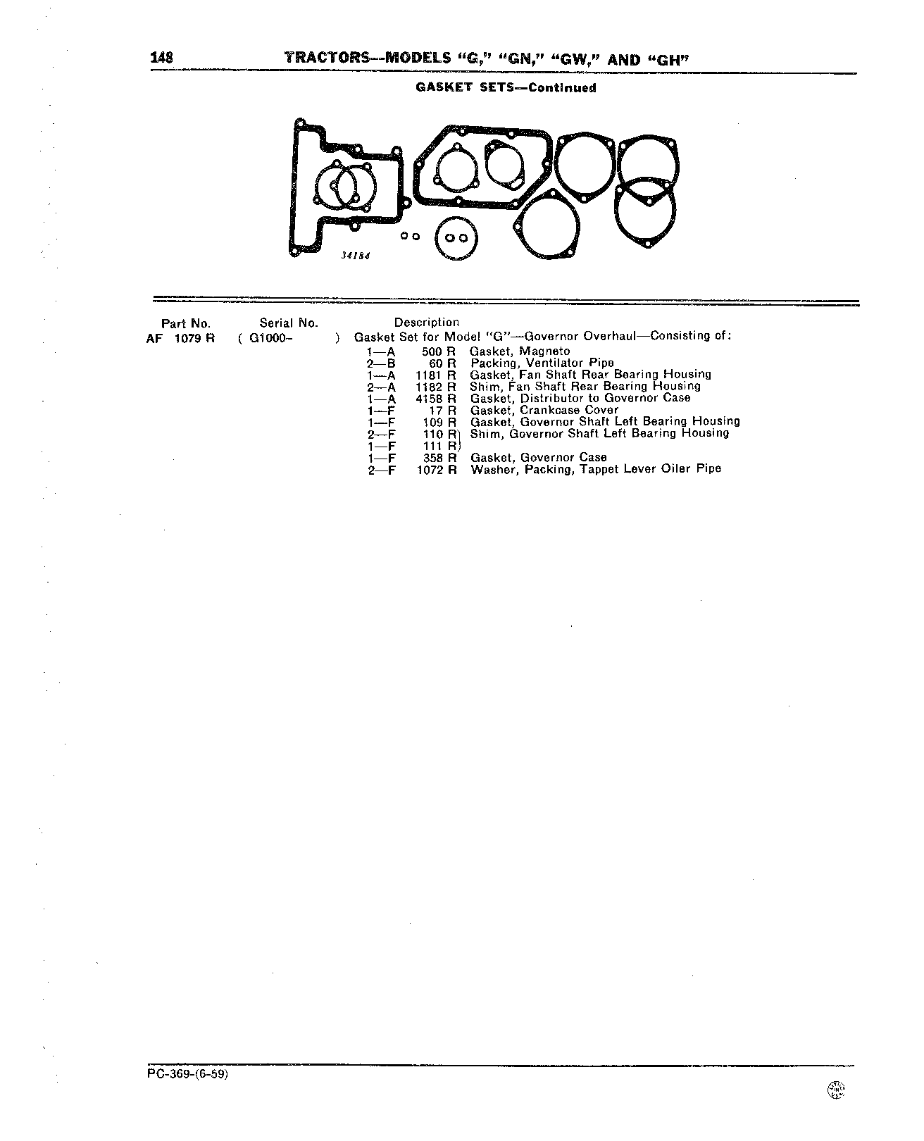 Gasket Sets (Continued)